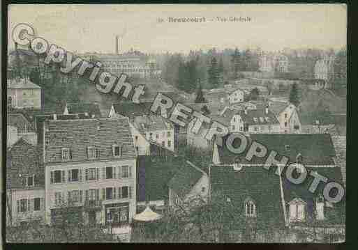 Ville de BEAUCOURT Carte postale ancienne Ville de BEAUCOURT Carte postale ancienne